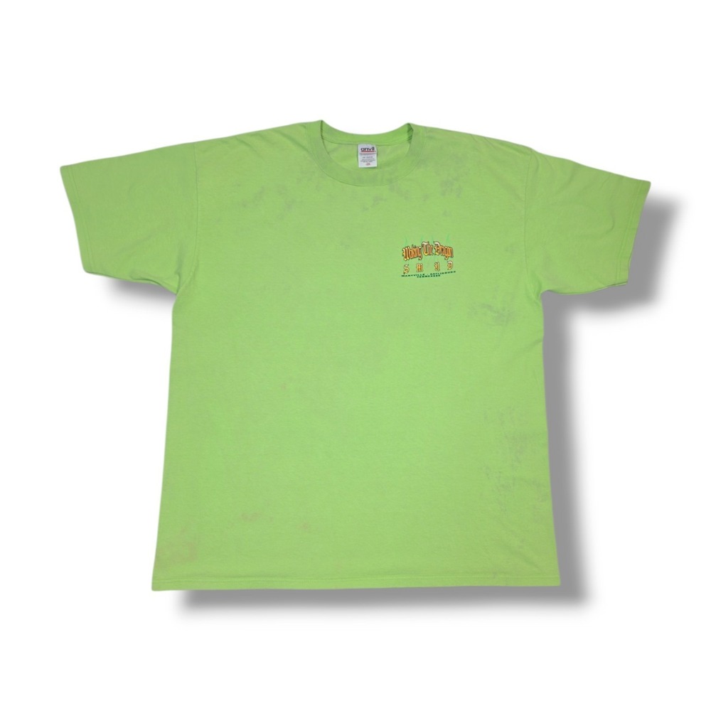 Vintage Walking The Dragon Gatlinburg, TN Green Anvil T-Shirt Men's 2XL